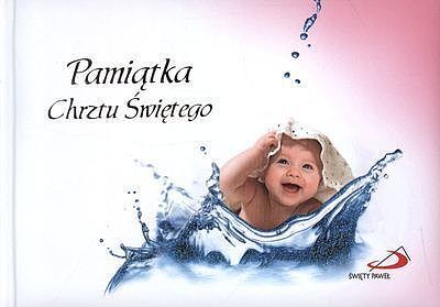Pamiątka chrztu świętego dla dziewczynki