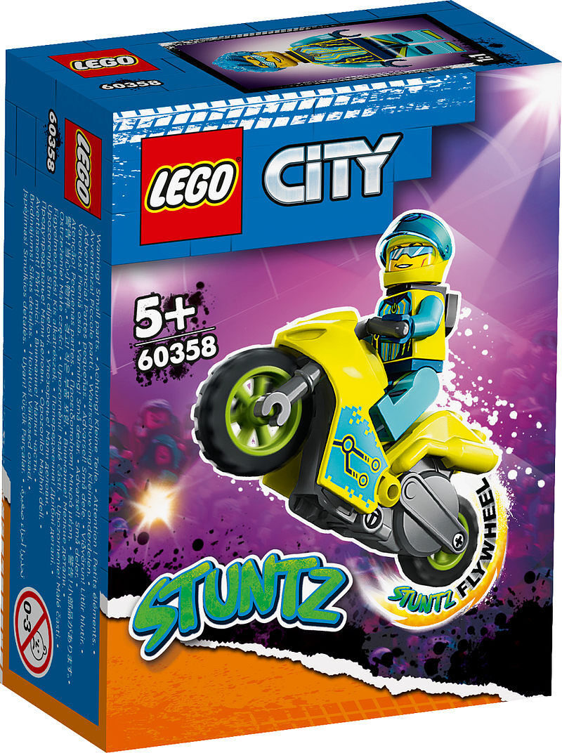 Lego city cybermotocykl kaskaderski 60358