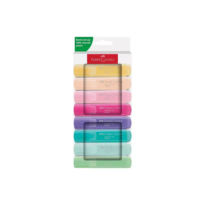 Zakreślacz faber-castell 1546 pastelowe  8 kolorów