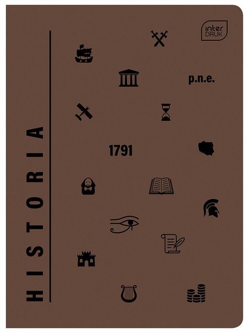 Zeszyt A5 Historia w kratkę 60 kartek 10 sztuk