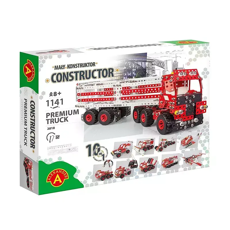 Mały Konstruktor Pro-Premium Truck 10 w 1