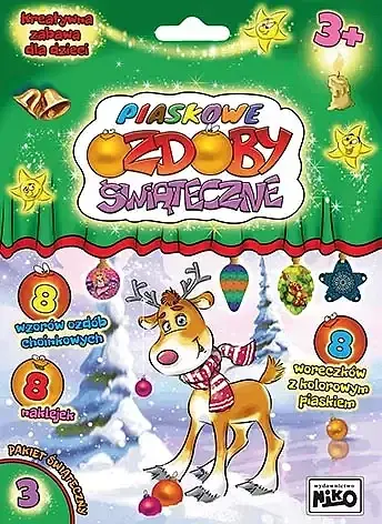 Piaskowe ozdoby świąteczne pakiet nr 3