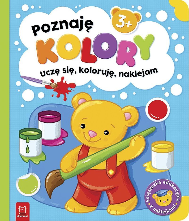 Poznaję kolory. Uczę się, koloruję, naklejam. 3+