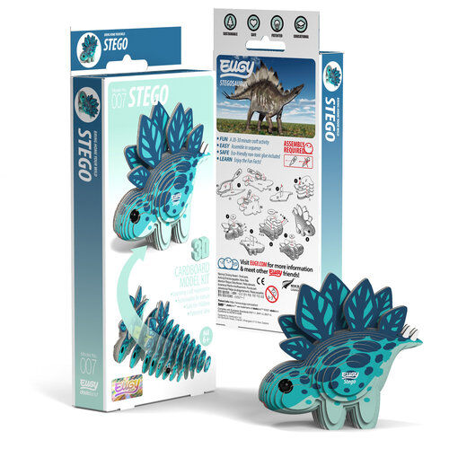Dinozaur Stego Eugy Eko Układanka 3D