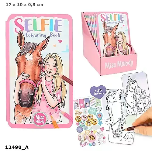 Kolorowanka selfie miss melody 12490a