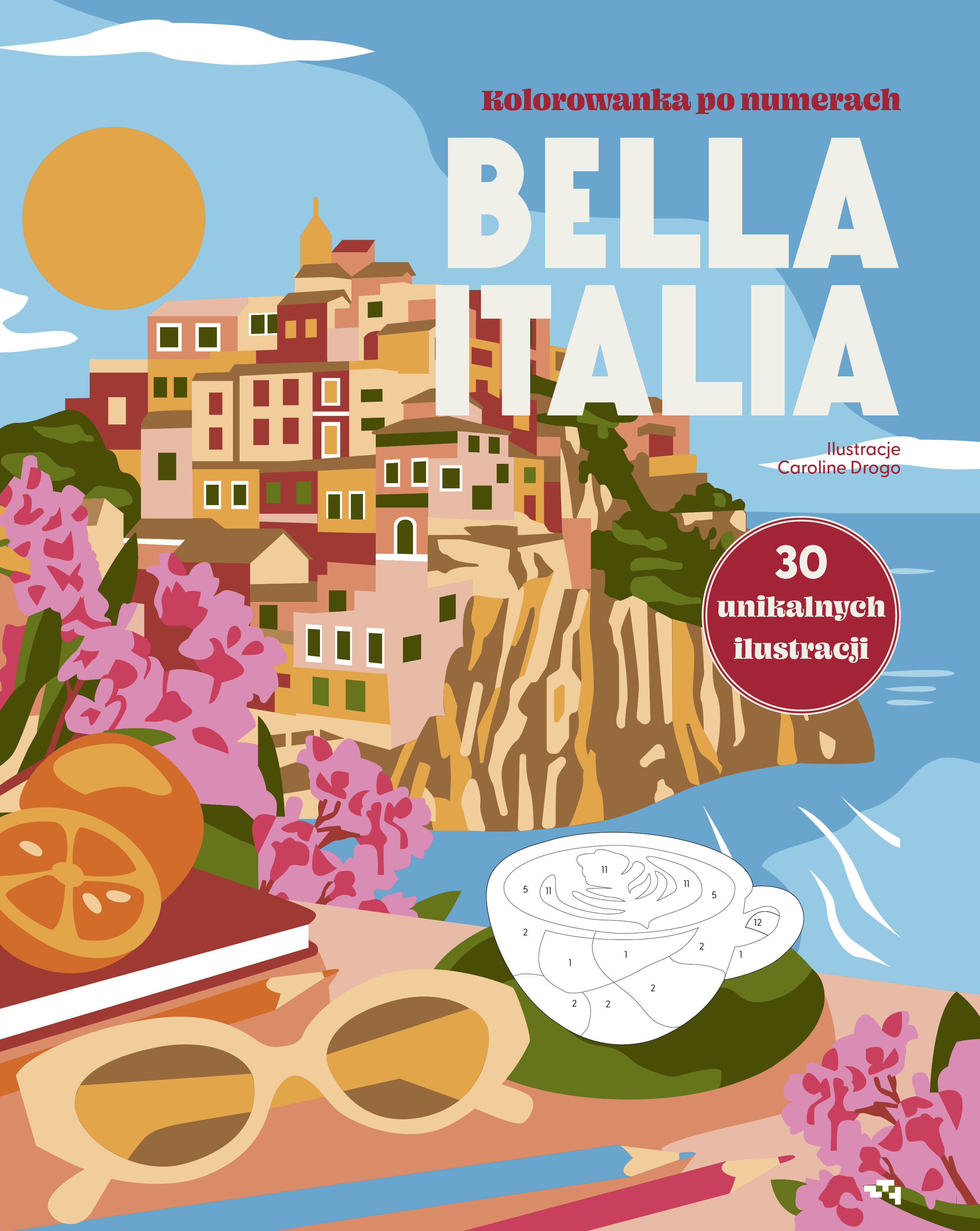 Bella Italia. Kolorowanka po numerach