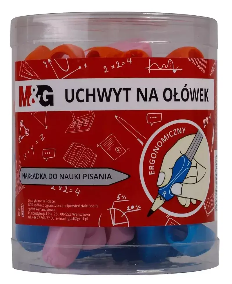 Uchwyt do nauki pisania ergonomiczny mg paczka 48 szt