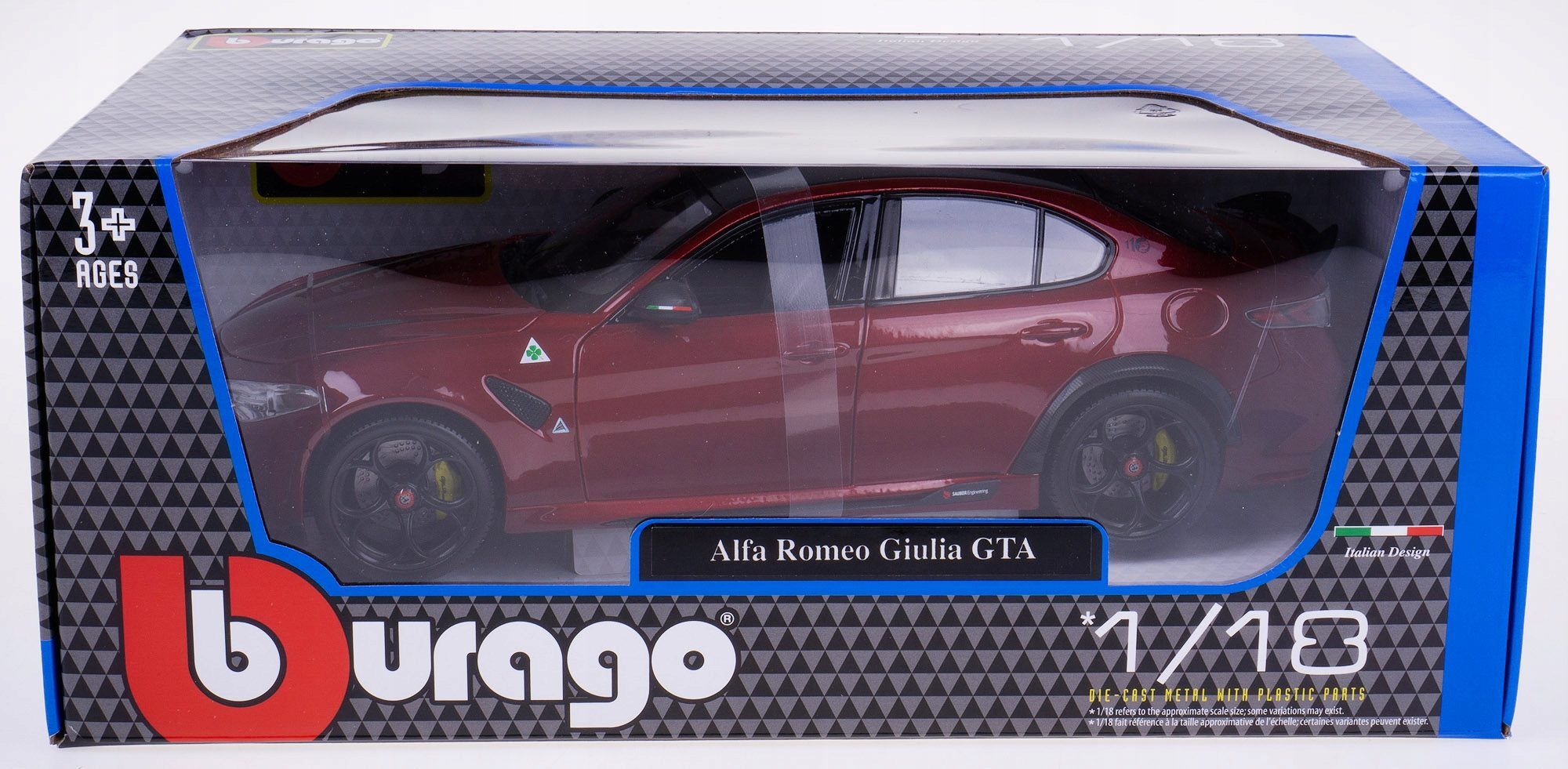 Bburago model 1:18 Alfa Romeo Giulia GTA czerwony