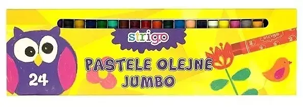 Pastele olejne jumbo strigo 24 kolory