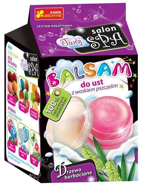 Balsam do ust z woskiem pszczelim drzewo herbaciane