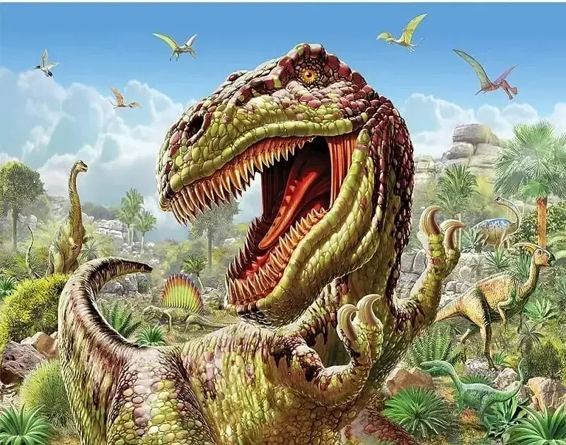 Diamentowa mozaika dinozaur t-rex no-1006167