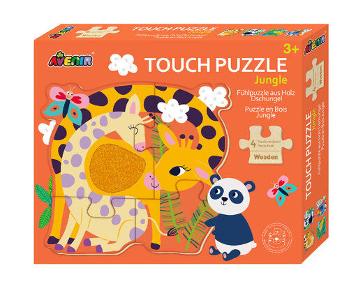 Avenir Puzzle sensoryczne zwierzęta dżungli