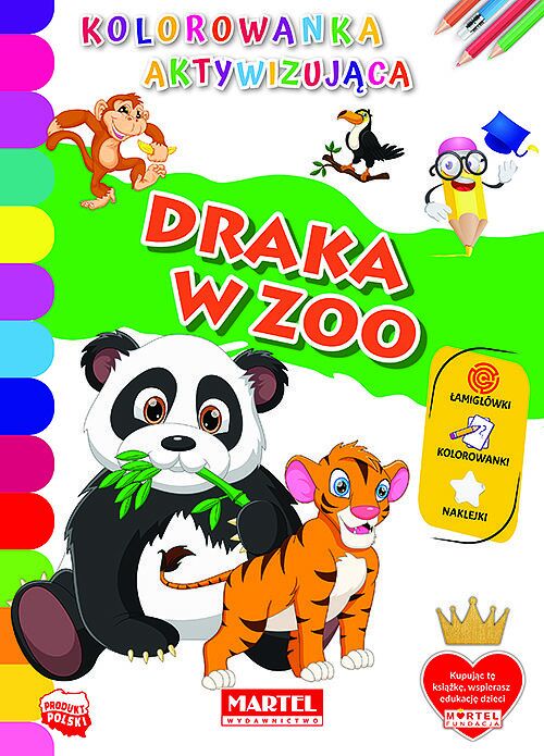 Draka w zoo. Kolorowanka aktywizująca