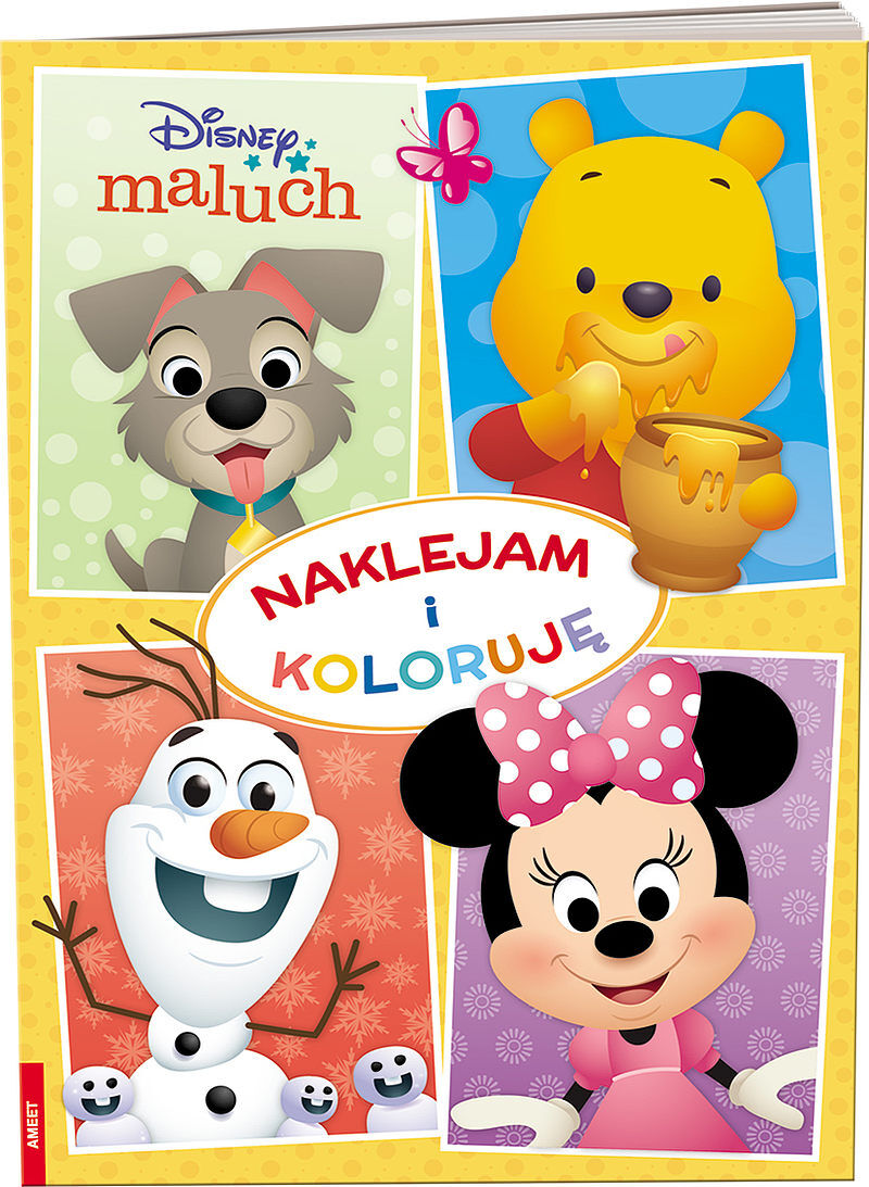Disney maluch naklejam i koloruję nak-9202