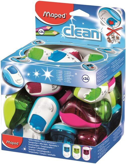 Temperówka Clean 2 otwory display 24 sztuki