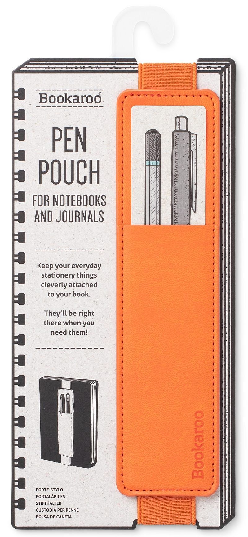 Uchwyt na długopis pomarańczowy if bookaroo pen pouch
