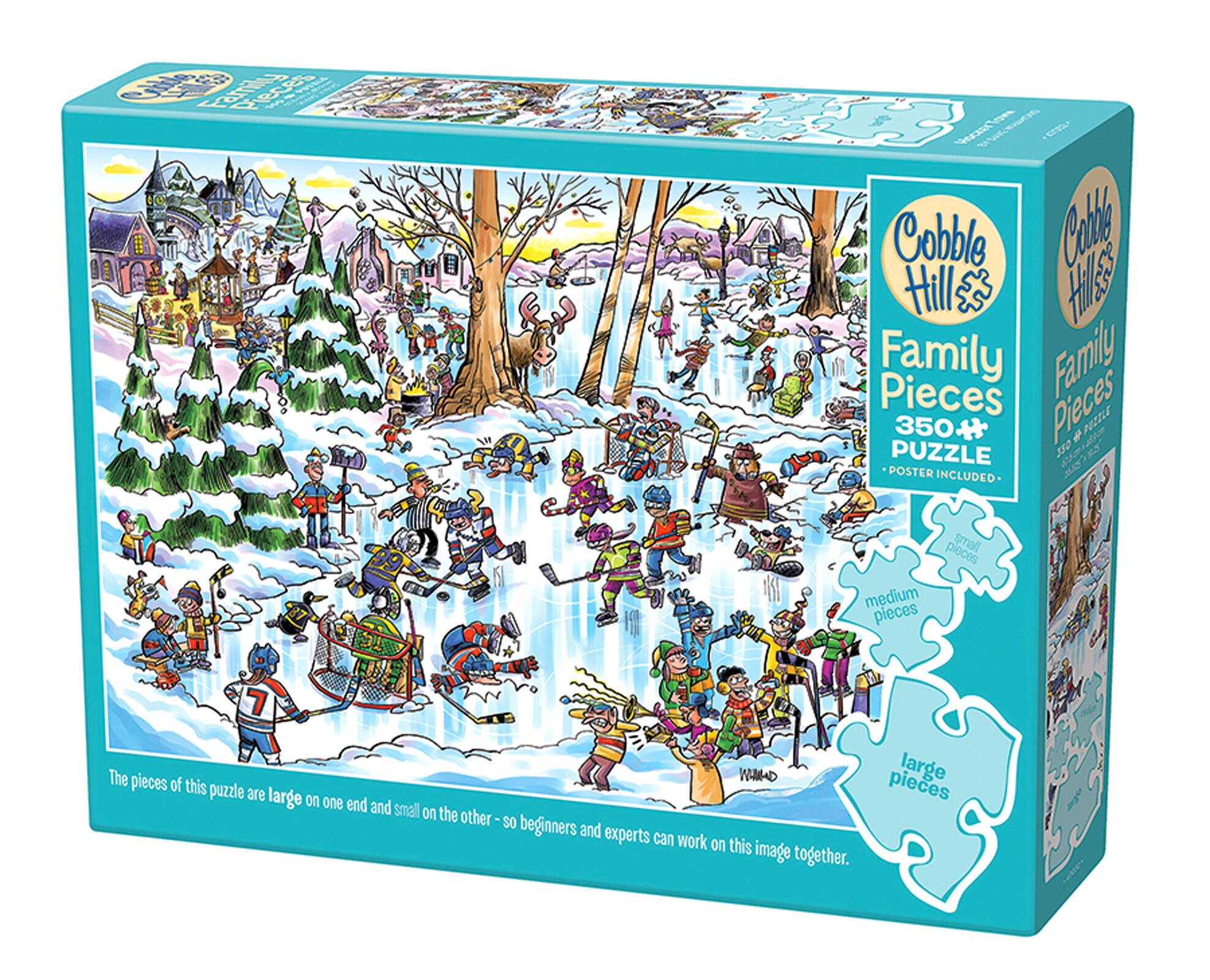 Puzzle 350 Hokejowe miasteczko 112687