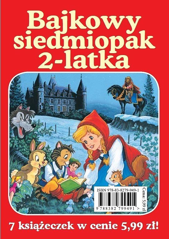 Pakiet bajkowy siedmiopak 2-latka