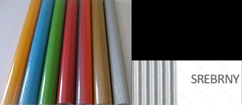 R1726 - Tektura falista „E” rolka 50cm x 70cm. kolor srebrny
