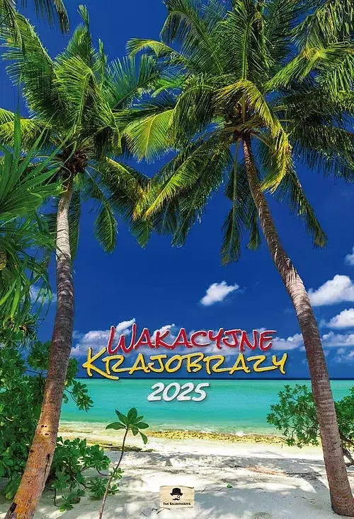 Kalendarz 2025 wakacyjne krajobrazy ścienny a3–vd. 14