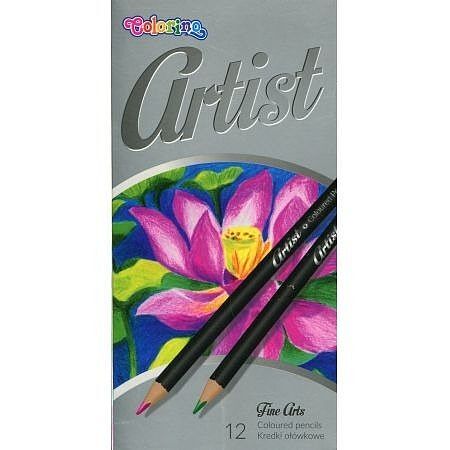 Kredki colorino artist ołówkowe okrągłe 12 kolorów