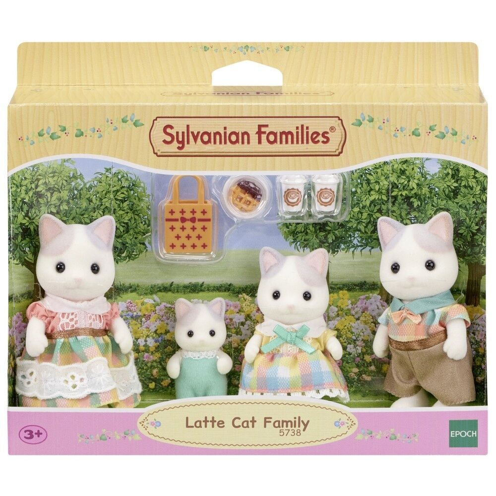 Sylvanian Families Latte Cat Family 5738