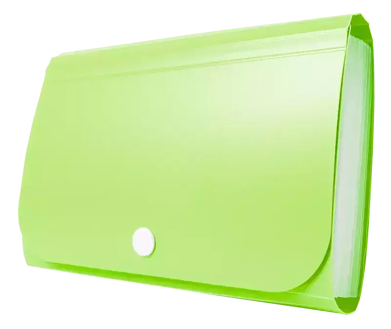 Organizer harmonijkowy mini  pp zielony