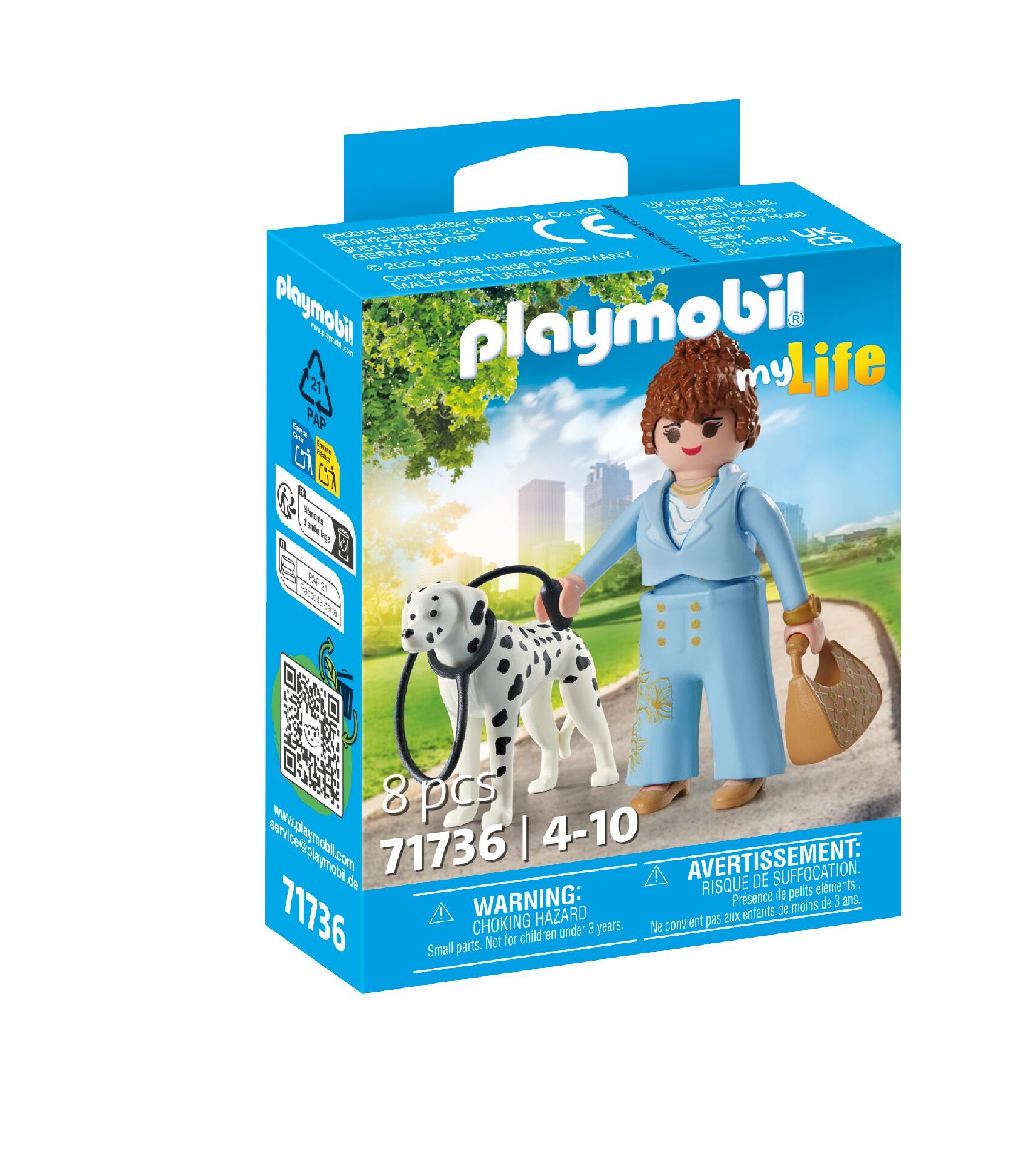 Playmobil Spacer z psem dalmatyńczy 71736