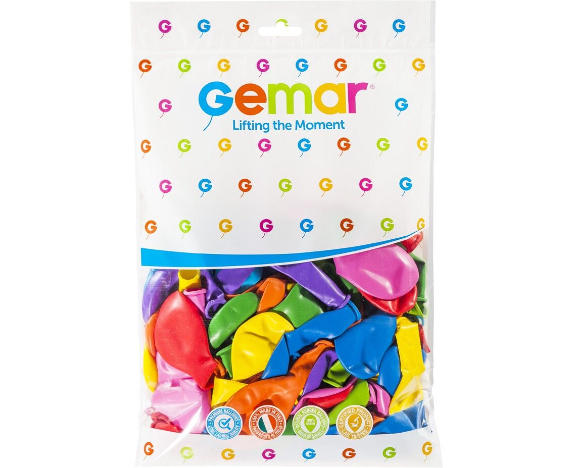 Balony pastelowe 30cm mix kolorów 100 szt.