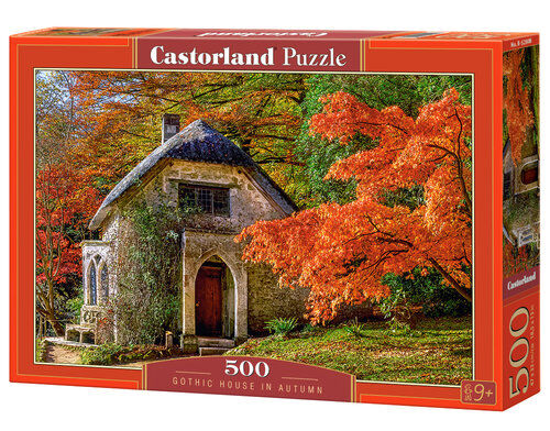 Puzzle Gothic House in Autumn 500