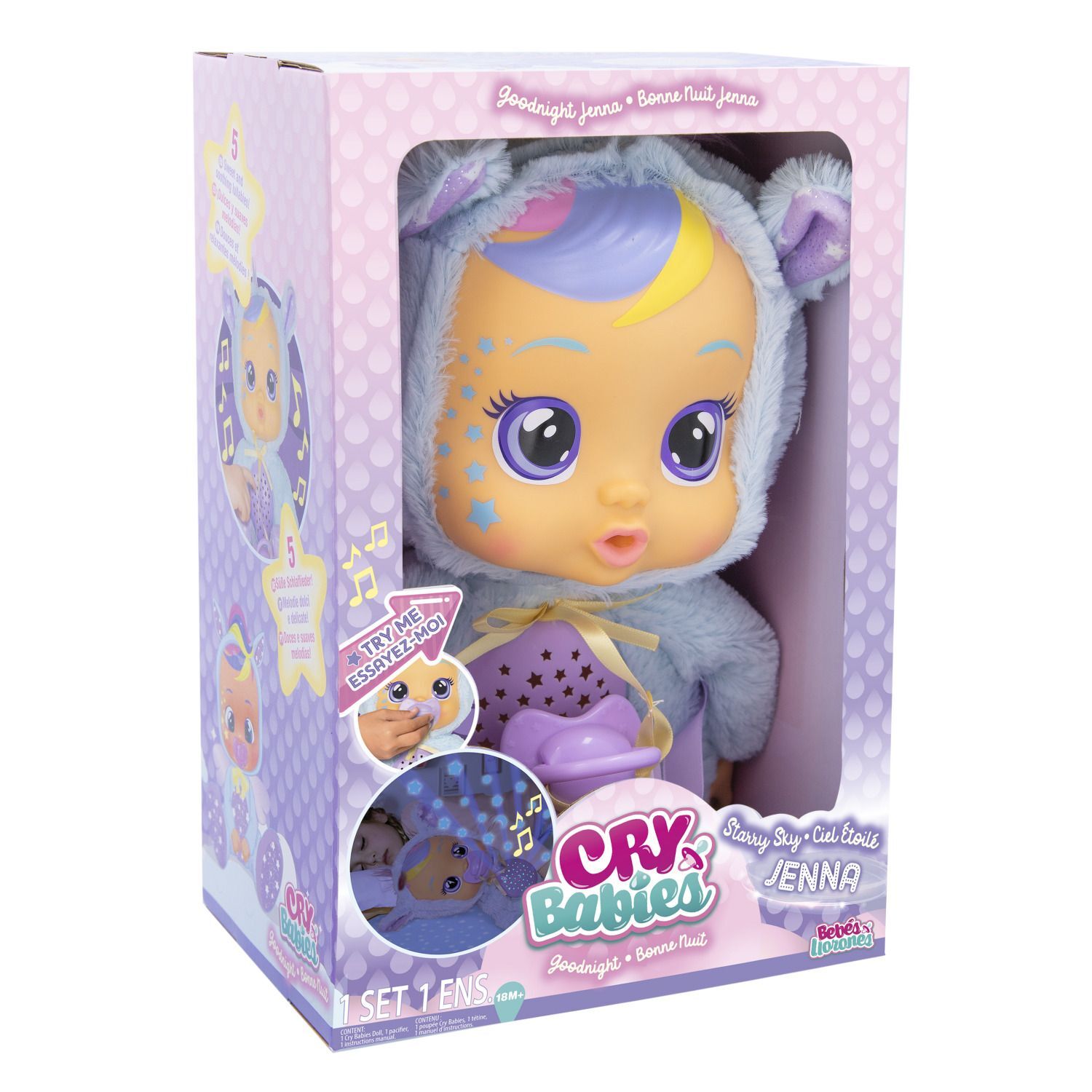 Lalka Cry Babies Goodnight Starry Sky Jenna IMC084070