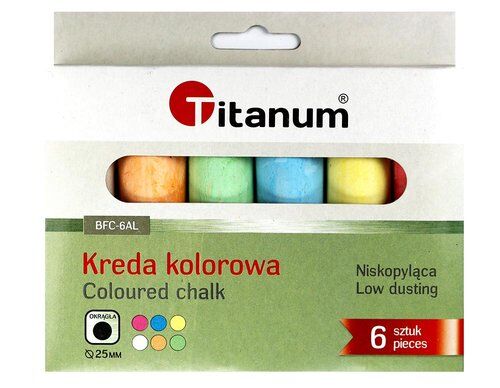 Kreda chodnikowa 6 sztuk