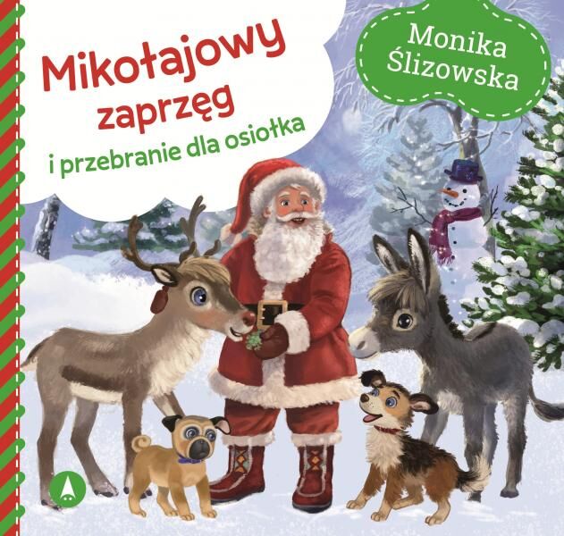 Mikołajowy zaprzęg i przebranie dla osiołka
