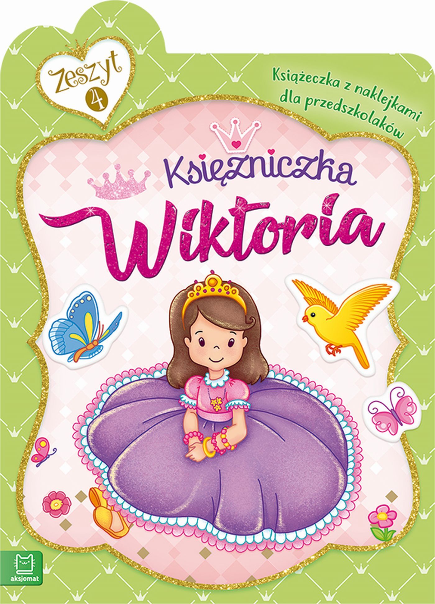 Księżniczka Wiktoria. Książeczka z naklejkami dla przedszkolaków