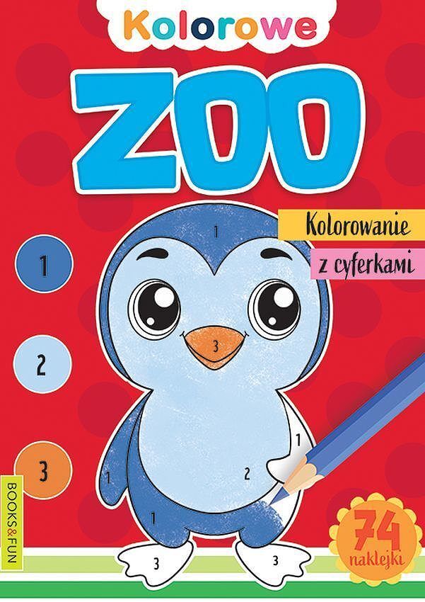 Zoo. Kolorowanie z cyferkami