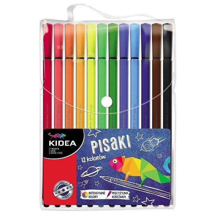 Pisaki kidea w etui 12 kolorów