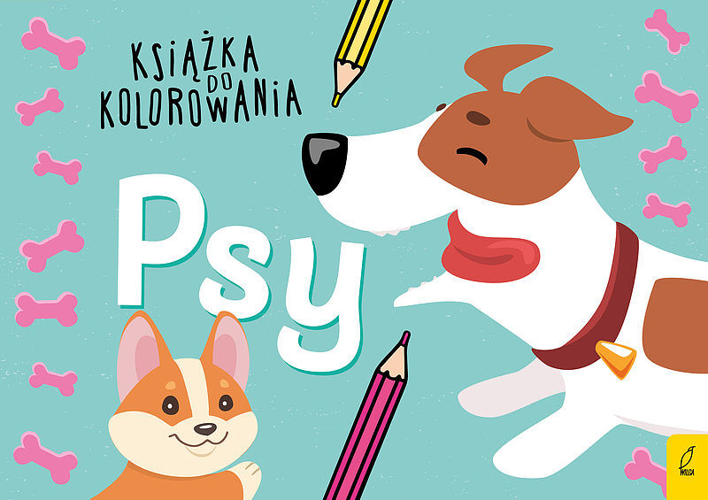 Książka do kolorowania. Psy