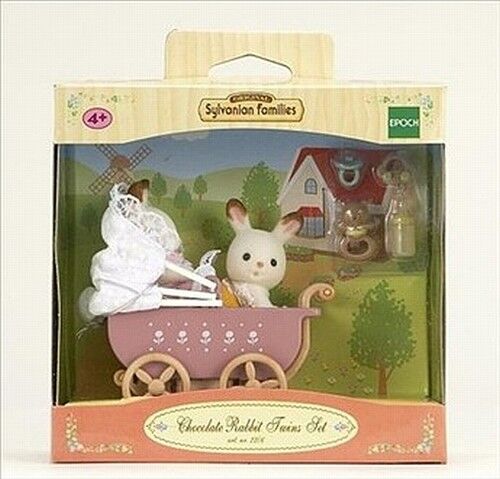 Sylvanian Families Zestaw Bliźniaki z wózkiem