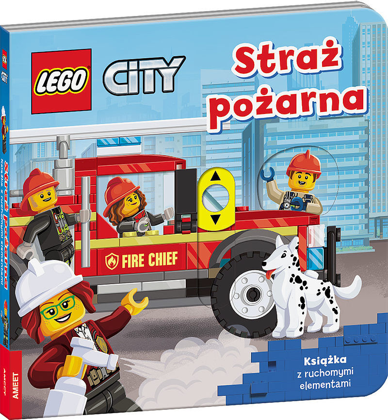 Lego city straż pożarna książka z ruchomymi elementami pps-6001