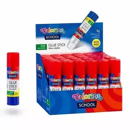 Display klej w sztyfcie pvp colorino 8g 30 szt
