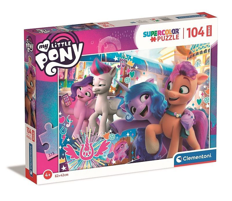 Puzzle 104 maxi super kolor my little pony 23764