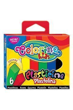 Plastelina colorino kwadratowa 6 kolorów