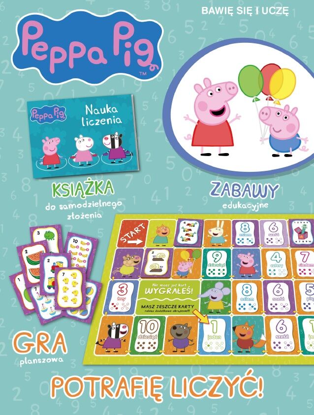 Potrafię liczyć Świnka Peppa bawię się i uczę