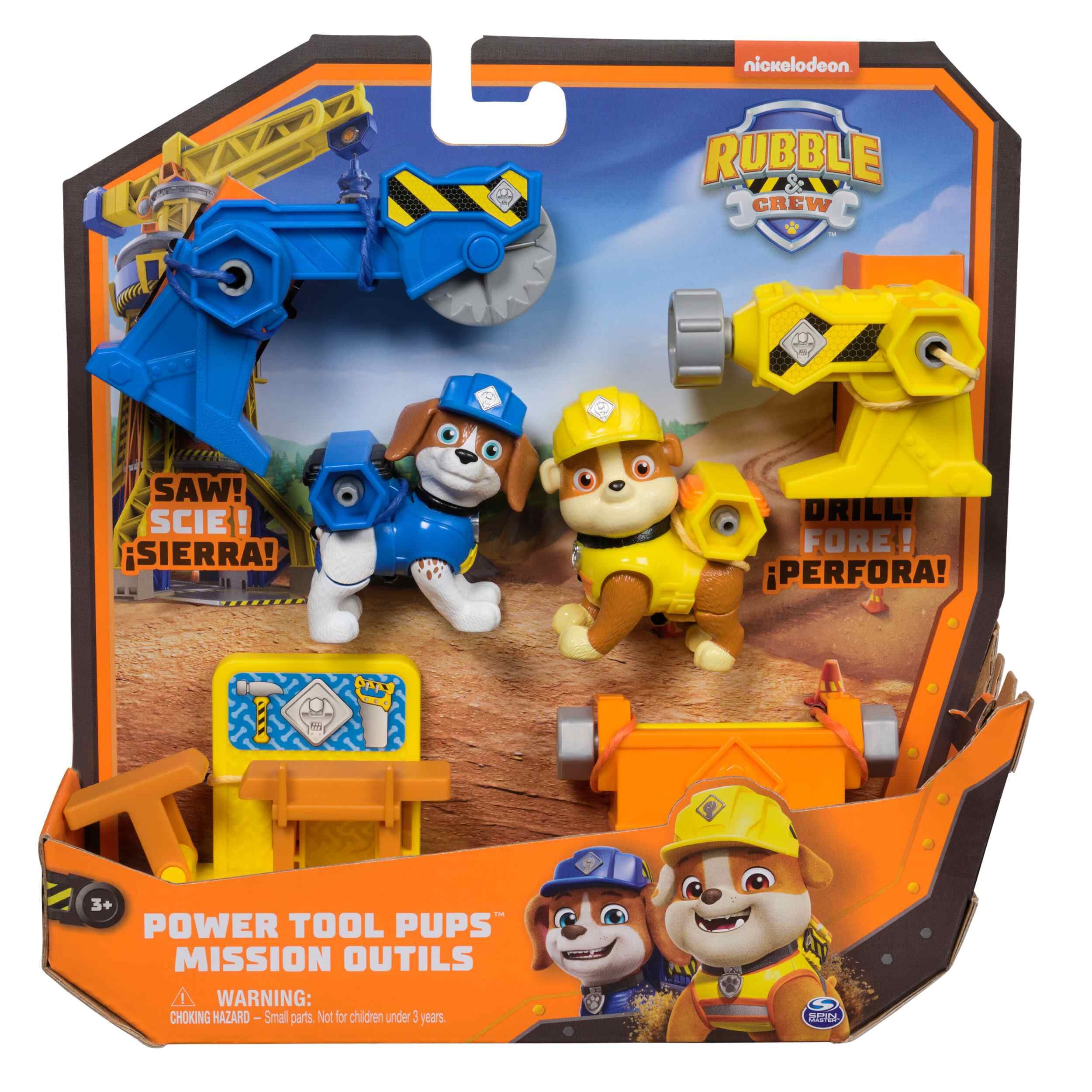 Zestaw figurek Psi Patrol Rubble i jego Ekipa