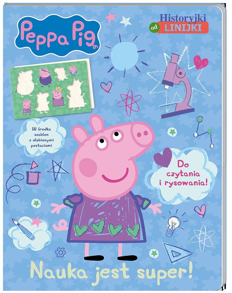 Peppa Pig. Historyjki od linijki. Nauka jest super!