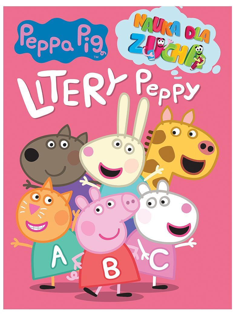 Peppa Pig. Nauka dla zucha. Litery Peppy