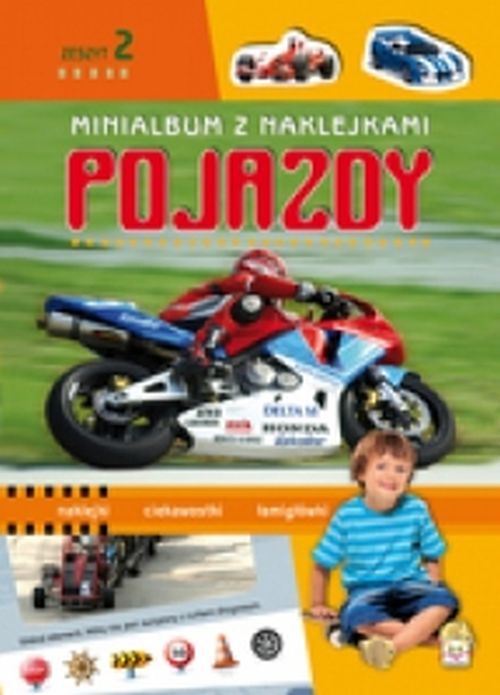 Minialbum z naklejkami. Pojazdy cz.2