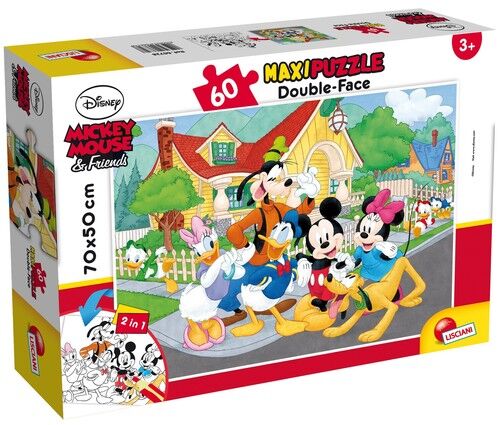 Puzzle dwustronne maxi Myszka Miki 60