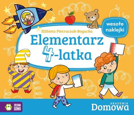 Elementarz 4-latka akademia domowa + naklejki