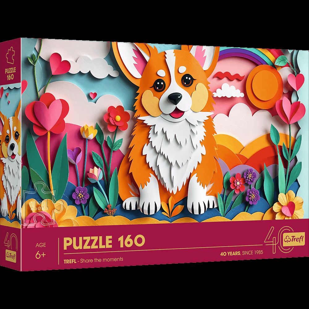 Puzzle 3D 160 40-lecie Trefl Piesek 40050